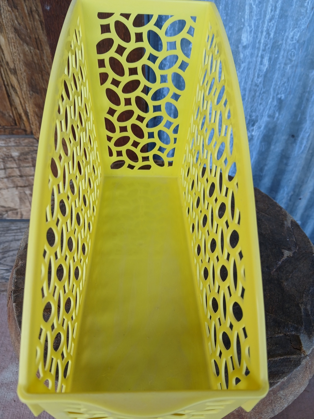 Yellow Decorative Storage Bins - Set of 4 - Picture 3 of 5
